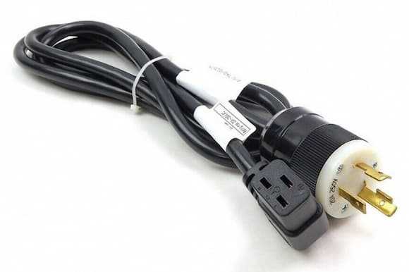 Juniper CBL-M-PWR-RA-CH EX9200 Right Angle C19 16A 250V AC Power Cord - 2.5m, China Standard