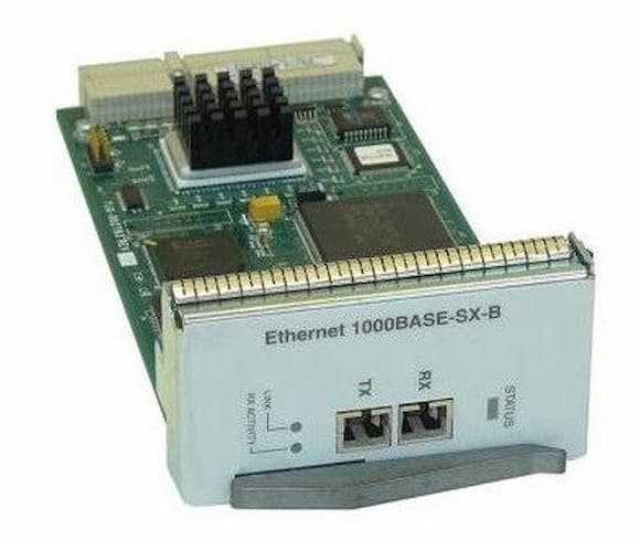Juniper PE-1GE-SX-B M Series 1-Port 1GbE SX SFP PIC Module
