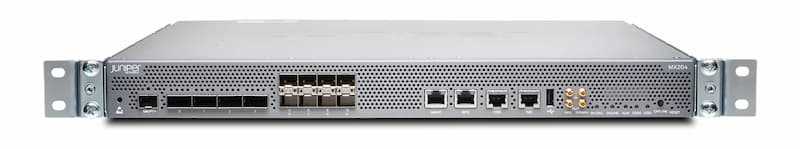 Juniper MX204 | MX Series Router | 8x 10G SFP+ & 4x 100G QSFP28 | Front-to-Back Airflow | Compact High-Performance Routing