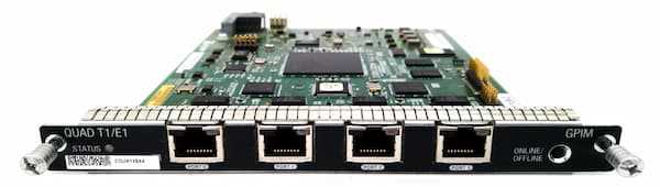 Juniper SRX-GP-QUAD-T1-E1 | SRX Series 4x T1/E1 WAN Services Gateway Module