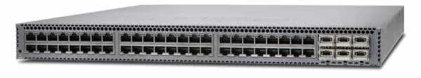 Juniper QFX5100-48T-DC-AFO | 48x Multi-Gigabit RJ45 & 6x 40GbE QSFP+ Front-to-Back DC Switch