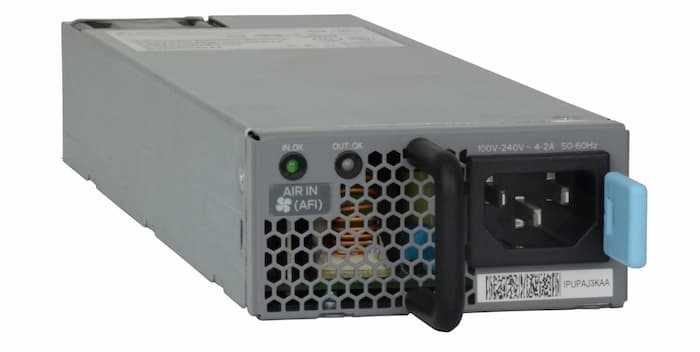 Juniper JPSU-1100W-AC-AFO - QFX Series 1100W AC Power Supply (Front-to-Back Airflow)