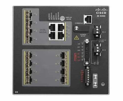 Cisco IE-4000-8S4G-E Industrial Ethernet Switch 8SFP 4GE